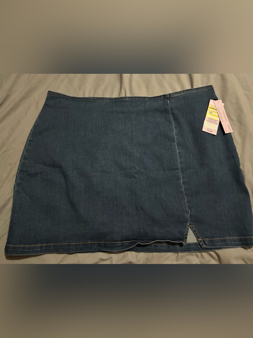 wild fable Dark Blue Denim Mini Skirt